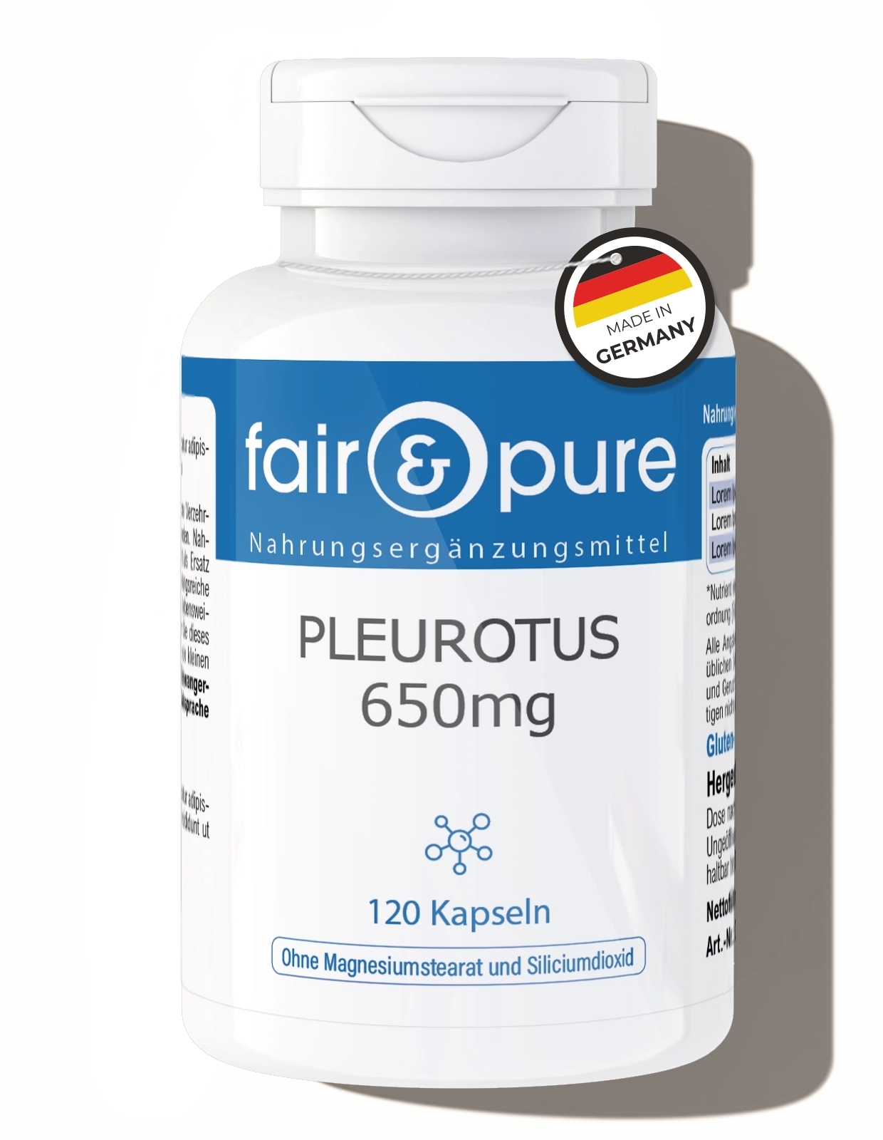 Pleurotus 650mg | fair-pure